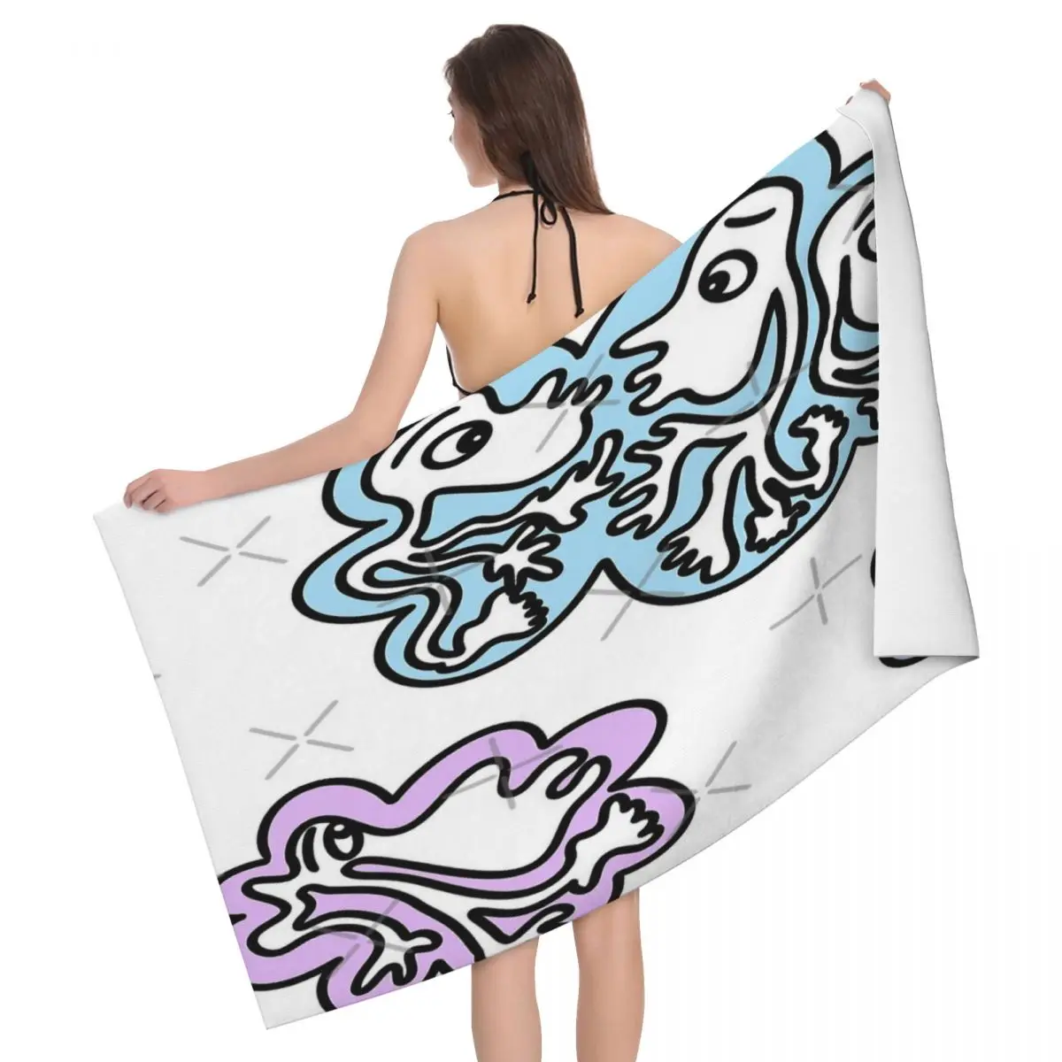 Water-absorbent Suitable For Beach Personalised Pattern