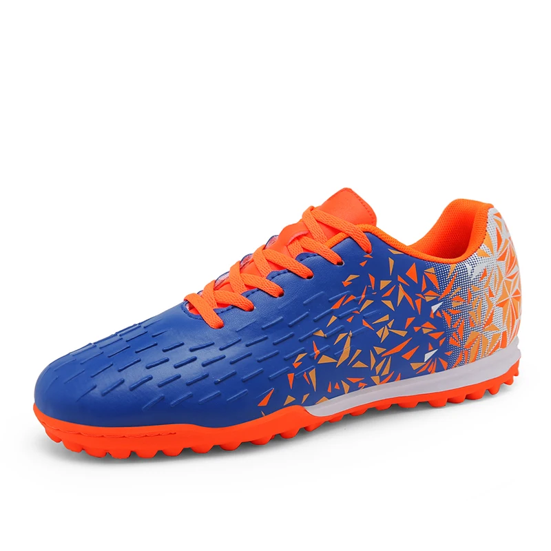 Men Sport Soccer Shoes Spring Autumn Male Boys Gym Training Sneakers Red Blue Man Turf Football Shoes Trainer Big Size