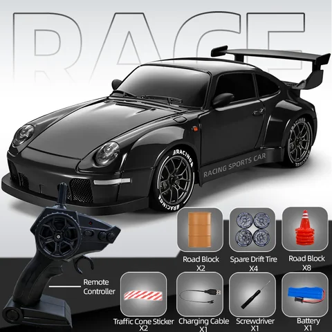 Металлический радиоуправляемый дрифт-автомобиль 4WD 1:24