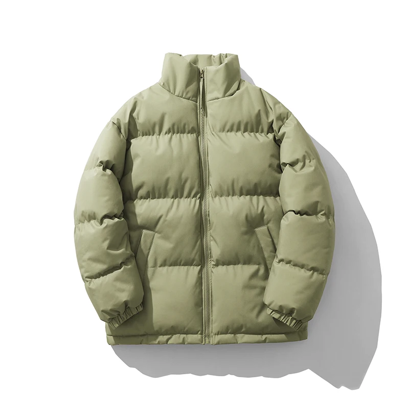 

Vintage Parka Women Stand Collar Cotton Down Jacket Female Oversize Parka 2023 Winter Warm Loose Bubble Coats Outwear Streetwear