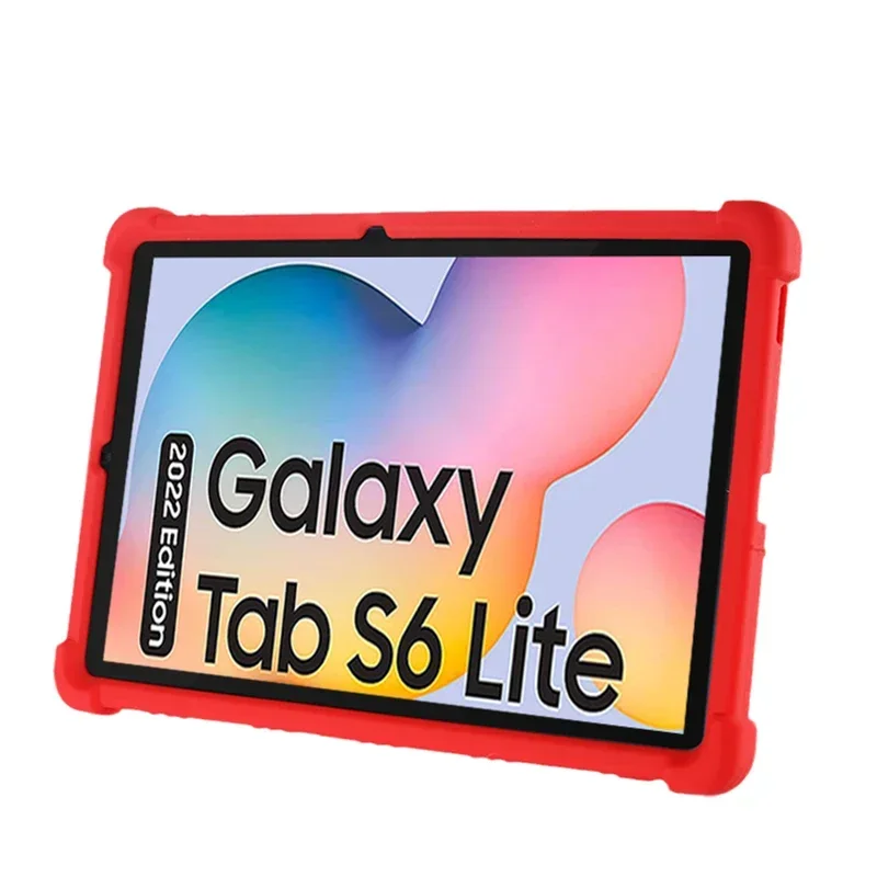 Фото Силиконовый чехол с 4 утолщенными углами и подставкой для Samsung Galaxy Tab S6 Lite 2024 10,4 дюйма, SM-P625 SM-P620, противоударный чехол №2