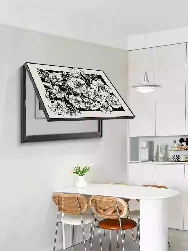 Современный черный белый и серый стиль нишевое искусство замачиваемые цветы