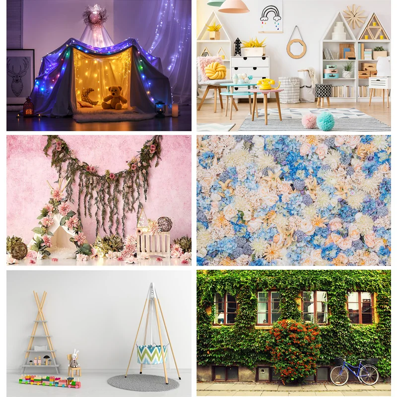 Виниловый фон для фотографий SHUOZHIKE на заказ, реквизит для детского дня рождения, фестиваля, ландшафта, реквизит для фотостудии, 2231 искусственные фотографии
