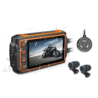 ip67 waterproof a10 motorcycles 3 inch 1080p hd front and rear dual lenses wifi gps driving recorder gravity sensing