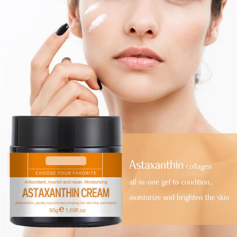 

50g Astaxanthin Cream Smooths Skin Facial Cream Brightening Skin Care Moisturizing Cream Face Moisturizers Hydrating