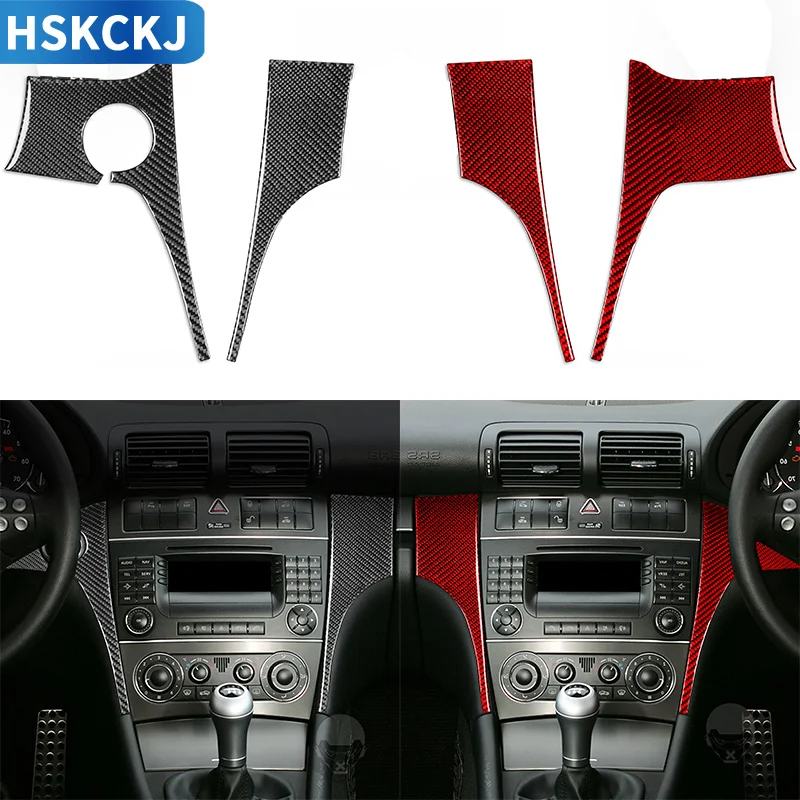 

Задняя панель управления из настоящего углеродного волокна для Mercedes Benz C-Class W203 2005-2007