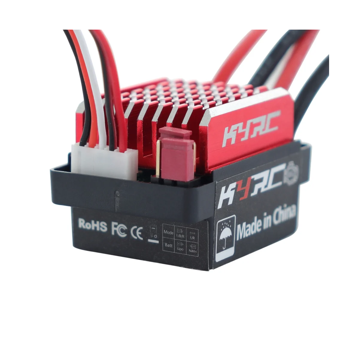 

60A Waterproof Brushed ESC Speed Controller Forward Reverse Brake for 1/10 RC Crawler Traxxas TRX4 Axial Scx10 Tamiya