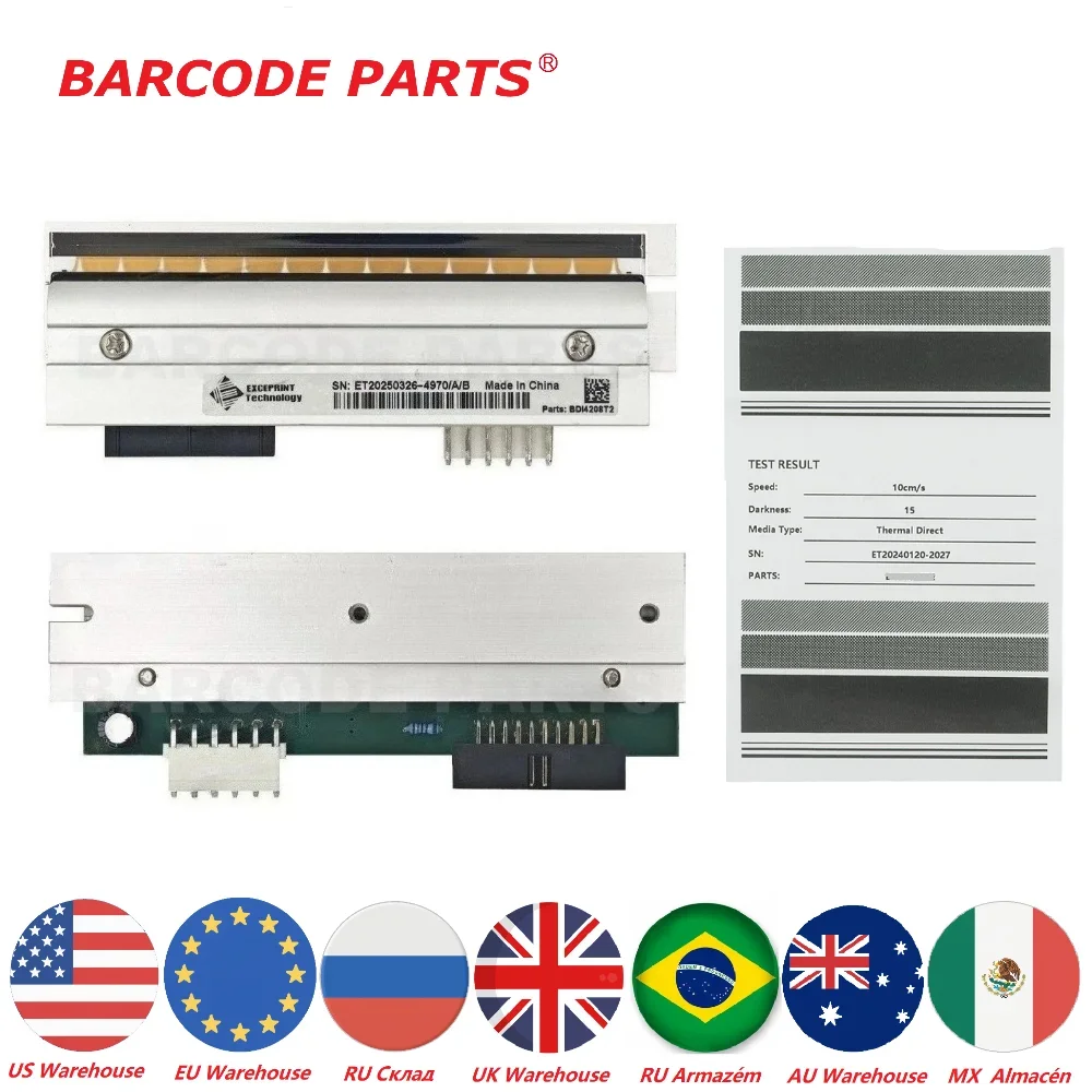 Фото ✅ Печатающая головка PHD20-2278-01 для печатающей головки Datamax I-4212 I-4212E I-Class Mark II 203 точек на дюйм, KPW-104-8PBB4-DMX ✅ №1