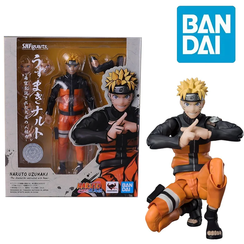 

Bandai Shf S.h.figuarts Naruto Shippuden Uzumaki Naruto 2.0 Anime Action Model Constitution Toy Birthday Gift Original Brand New