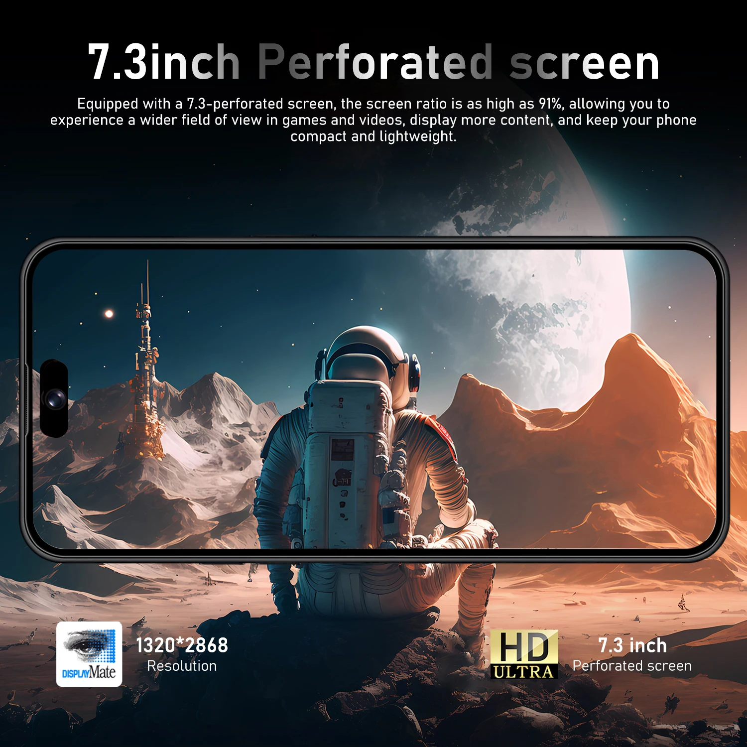 Фото Новинка 2026 года: Горячая Продажа! Силиконовый чехол для i17 Pro Max 7.3 дюйма, Android 15 Global Edition, 10-ядерный процессор, 16 ГБ + 1 ТБ, 8000 мАч, 5G, Dual SIM, Wi-Fi, Google №2