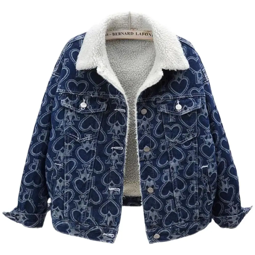 

Women Winter Fleece Corduroy Jackets Thicken Fur Coats Thermal Warm Outwear Top Clothing For Female Thermal Plus Velvet Autumn