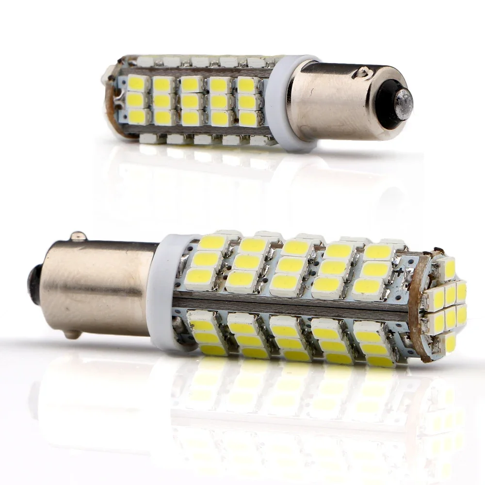 10 шт. BA9S 60 SMD 1206 светодиодные лампы T4W индикатор для стайлинга автомобиля