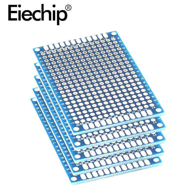 10pcs/lot 4x6cm Double Side PCB Board Universal Copper Prototype Board Experimental Development Plate DIY Electronic Soldering