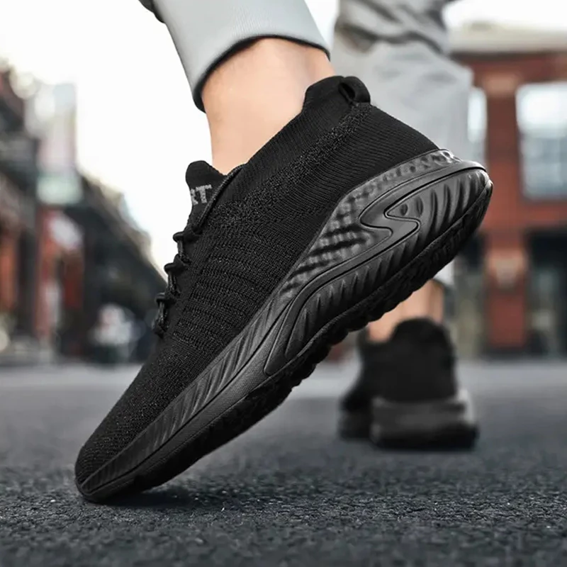 Couple Walking Shoes Men Women Sneakers Comfortable Fly Weaving Outdoor Casual Footwear Par De Zapatillas Size 36-45