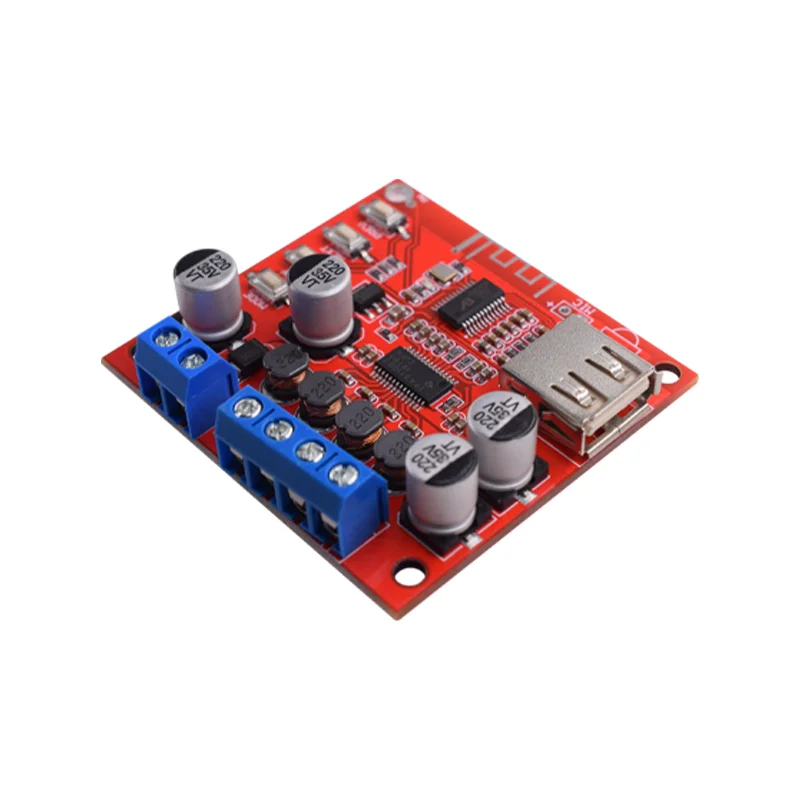 Фото TPA3110 Плата усилителя Bluetooth 5.0 2*15 Вт Двухканальный DIY Ультра-прозрачный беспроводной динамик Радио FMDC12 TPA3110D2 №3