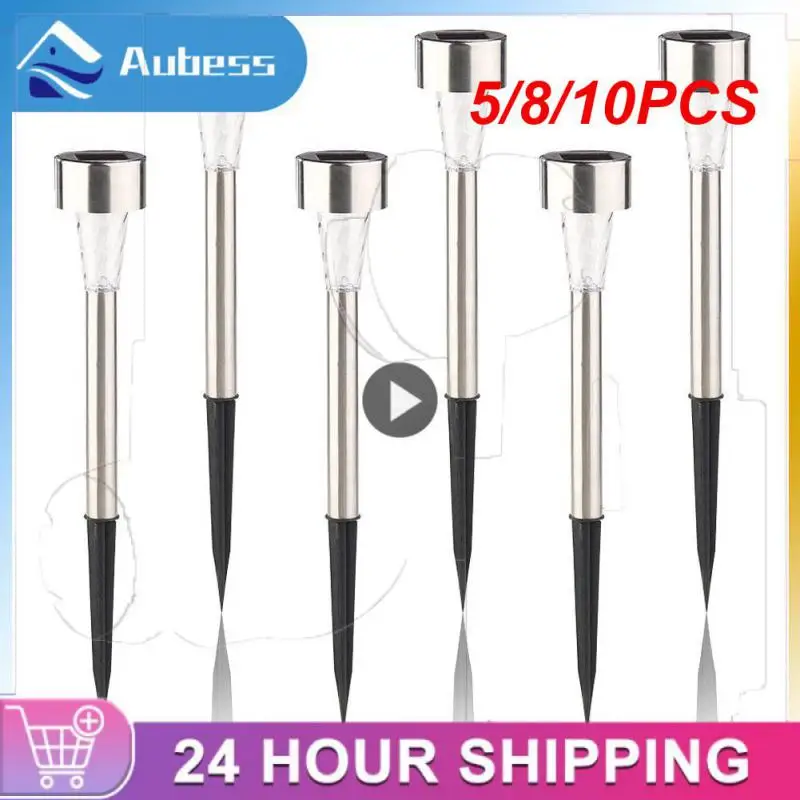 

5/8/10PCS 1/12 Decorative Light Universal Waterproof Standard Lamp Durable Corrosion Preventive Outdoor Lighting Stainless Steel