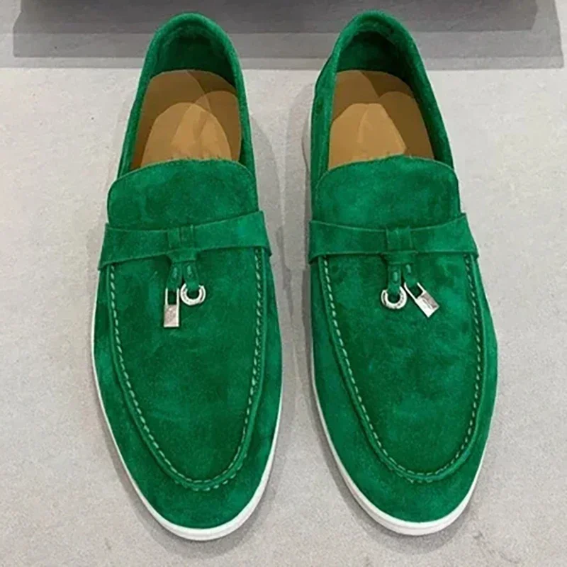 Мужские и женские кожаные лоферы роскошная брендовая повседневная обувь модная