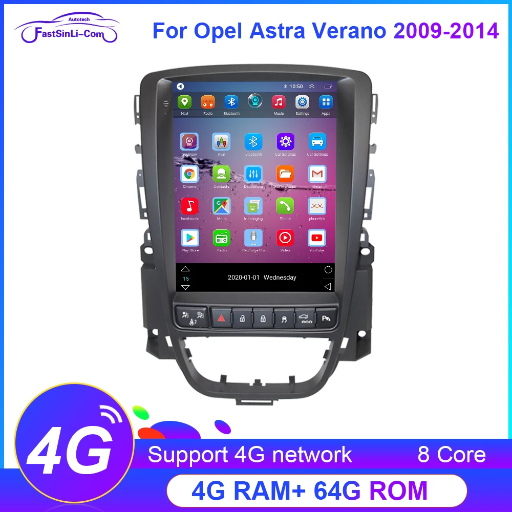 Автомобильный мультимедийный плеер C ar для Opel ASTRA J Buick Excelle 2009-2014 радио Android
