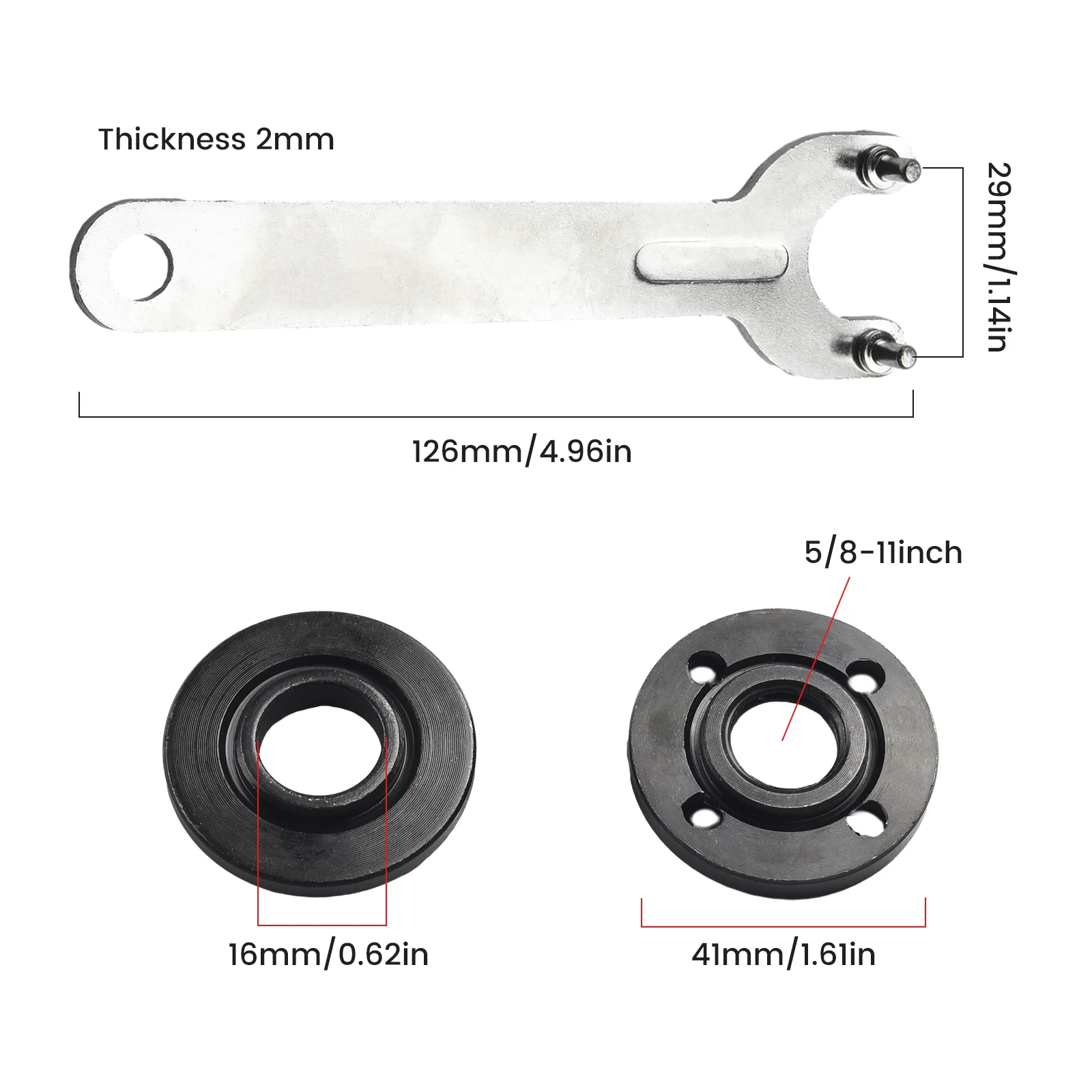 3 шт. фланец для угловой шлифовальной машины стопорная гайка внутренний внешний