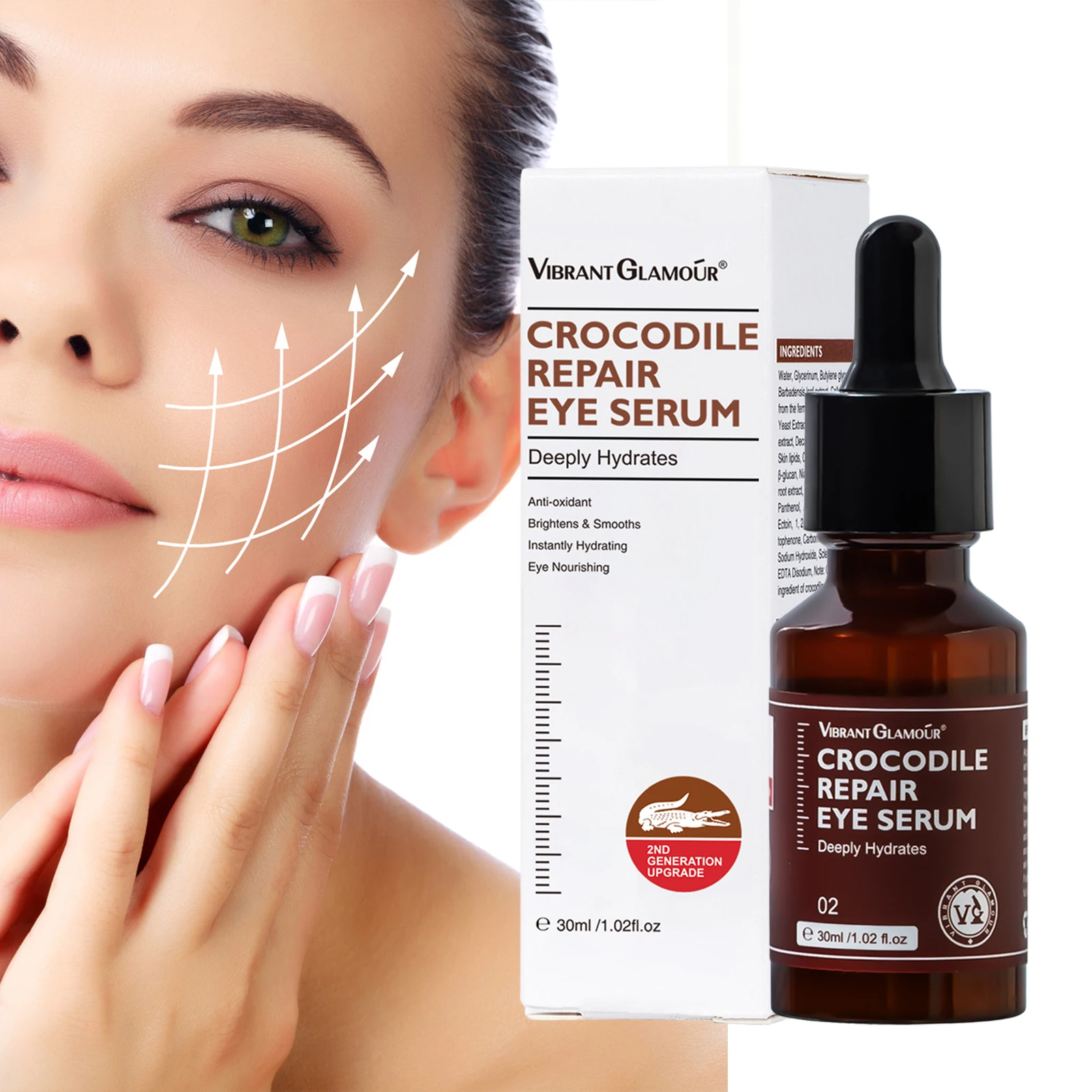 

Eye Essence Oil Natural Ingredients Gentle Safe Skin Brightening Serums Eye Wrinkles Essence For Removing Eye Bag Eye Circles