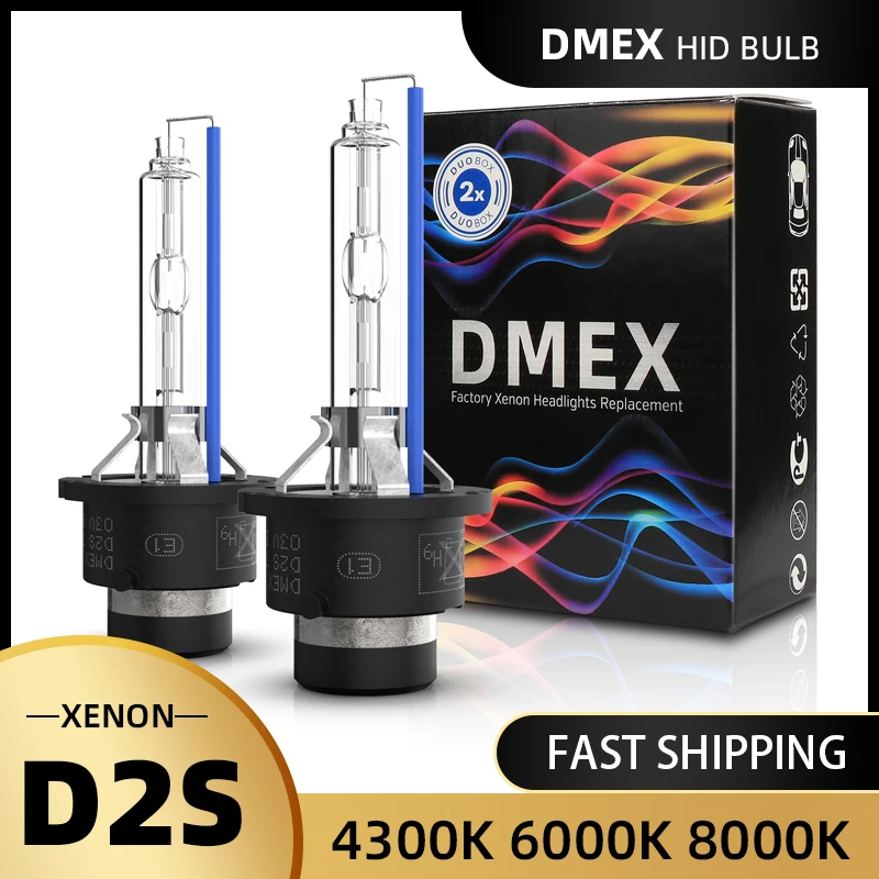 DMEX модернизированные OEM 12В 8В D2S Ксеноновые HID фары лампы 4300K 5500K 6000K 8000K 66240 85122