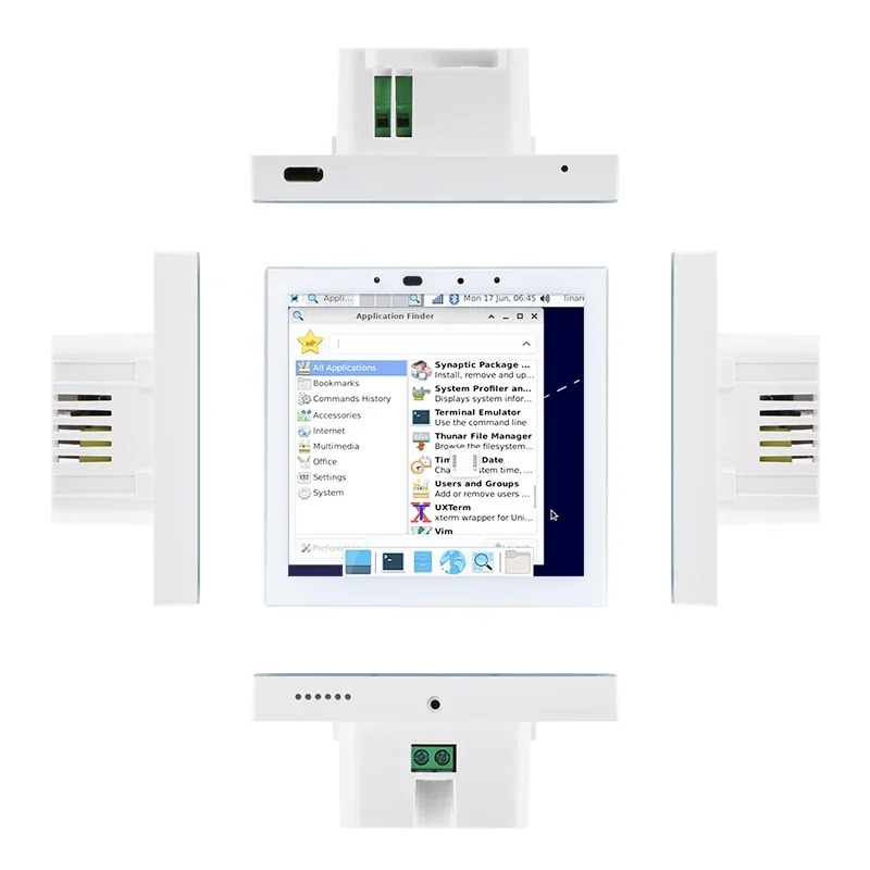 Фото 2026 Sunworld YC-SM41P Linux Tablet RK3566 Центральное управление сенсорный экран настенный встроенный 4-дюймовый дисплей для Smart Home S №2