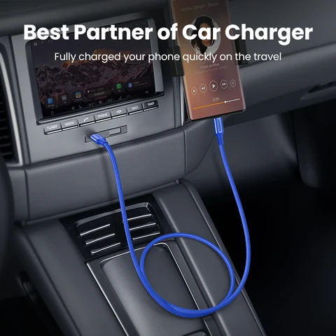 USB-кабель Ugreen 100 Вт Type C на Type C для MacBook Samsung PD100W, USB-кабель Type C для быстрой зарядки, шнур QC4.0 USB C
