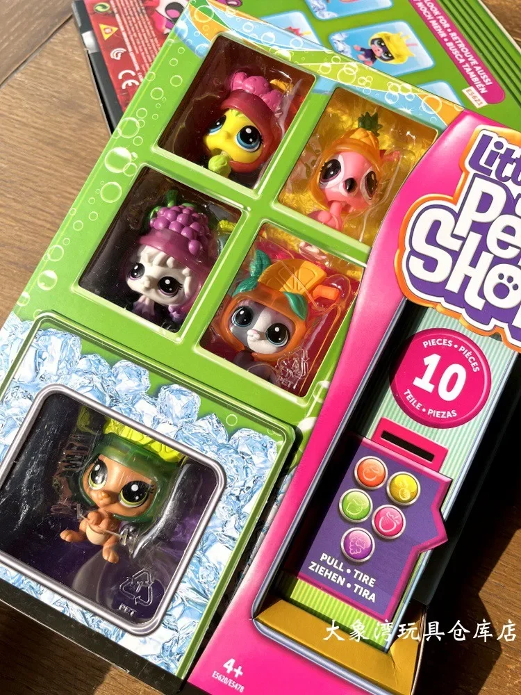 Фото Кукла Hasbro Littlest Pet Shop E5620 Kawaii Fruit Smoothie Shop, подарок, игрушка, модель, аниме-фигурки, коллекционные украшения №4