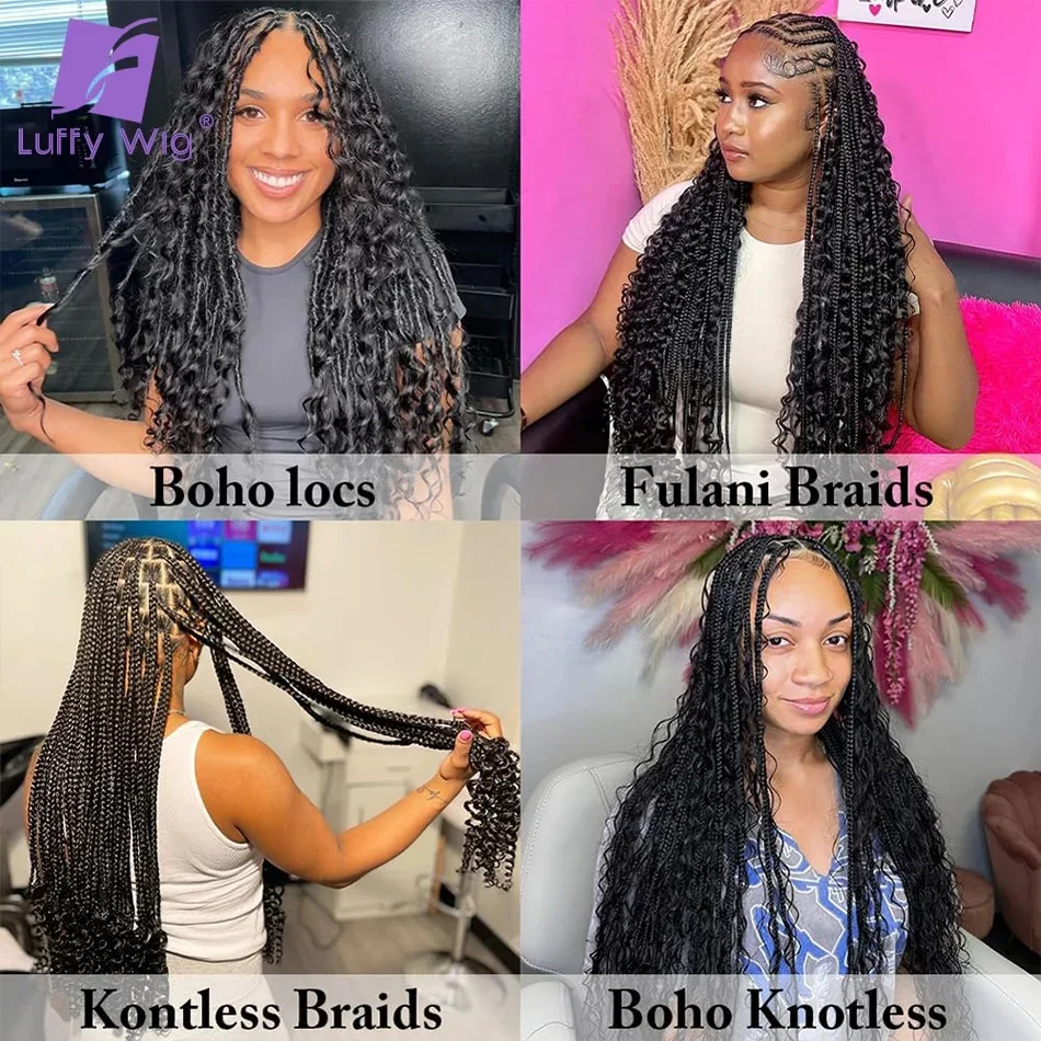 Объемные вьющиеся человеческие волосы для плетения бирманских Remy двойные пучки