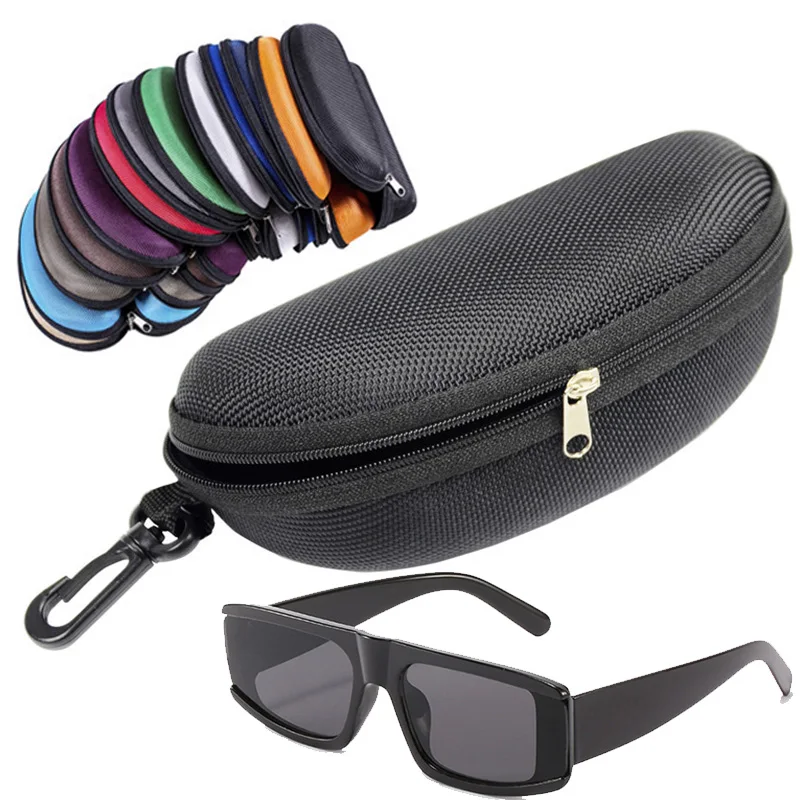 Купи Light Portable Eye Glasses Case Zipper Sunglasses Reading Carry Bag Glasses Protector Box Sunglasses Pouch Travel Pack за 110 рублей в магазине AliExpress