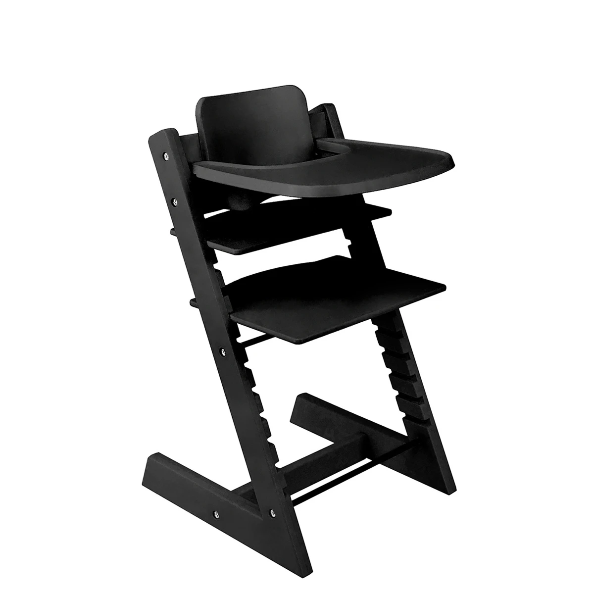 

1/6 1/12 Model Miniature Furniture Accessories Baby Dining Chair Rack OB11 BJD Toys,Black