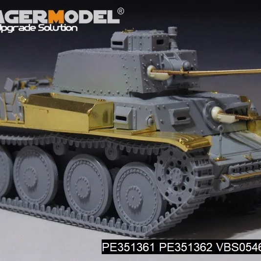 Фото Набор для модернизации Voyager Photo Etched Part 1/35 PE351361 WWII, немецкий Pz.Kpfw.38(t) Ausf.E/F (для DRAGON 6290), танк в комплект не входит. №1