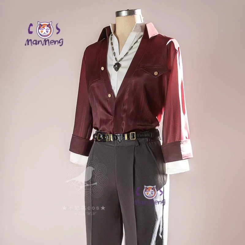 Игра Love and Deepspace Косплей Костюм Силуса Красивая рубашка куртка брюки аксессуары