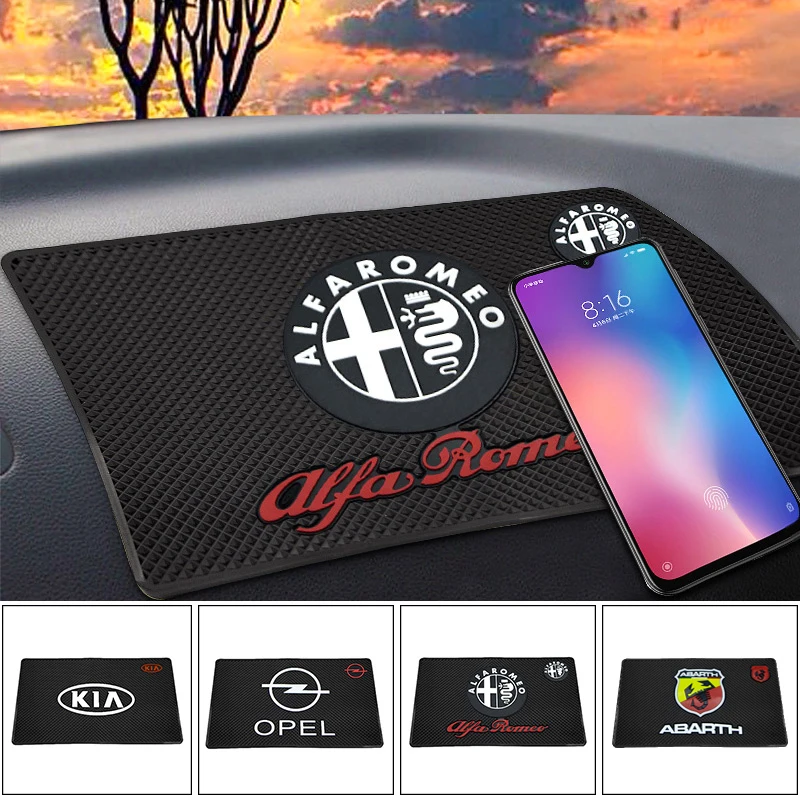 

Car Non Slip Grip Anti-skid Silicone Mat for Alfa Romeo Mito 147 156 159 166 GT Giulia Giulietta Stelvio Car Accessories Decor