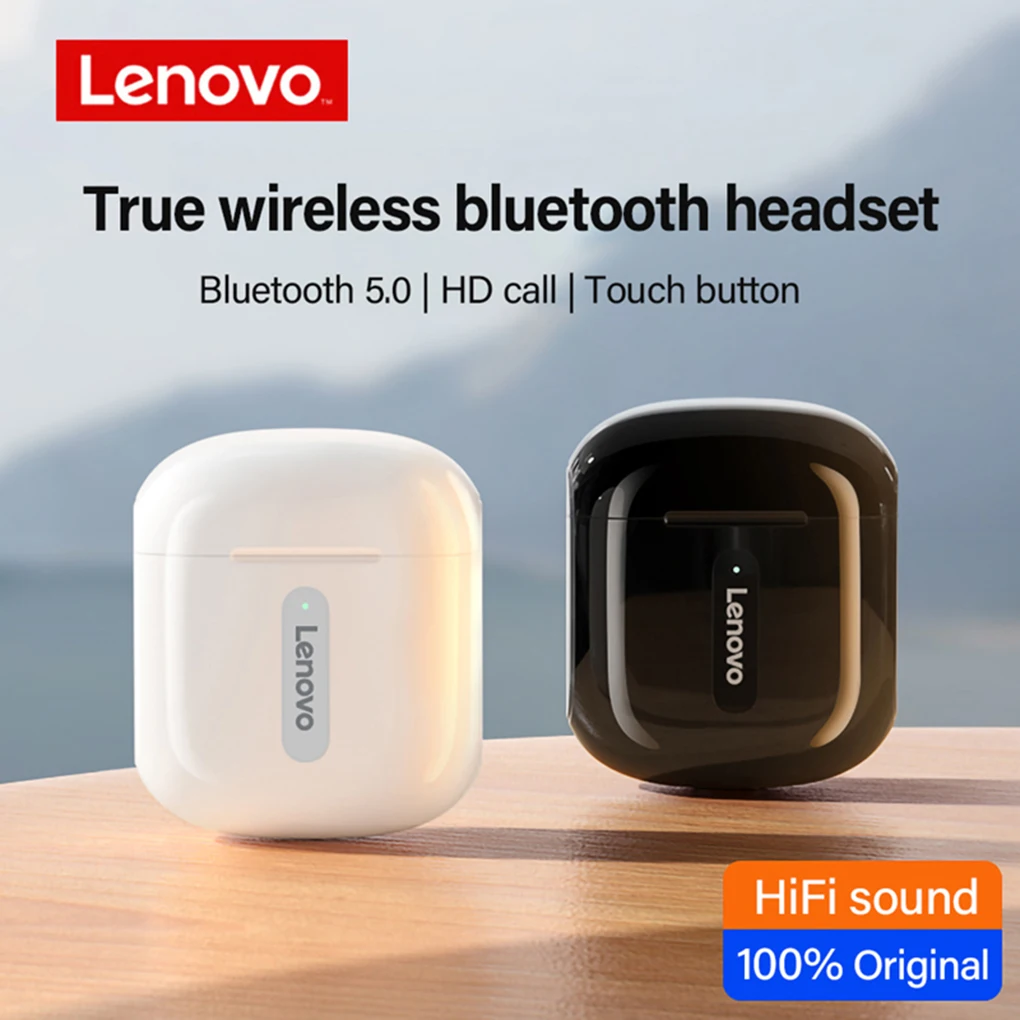 

Original Lenovo XT83 Wireless BT Headphones Stereo Touch Control Sports Earbuds with 300mAh Charging Case True Wireless Earphone