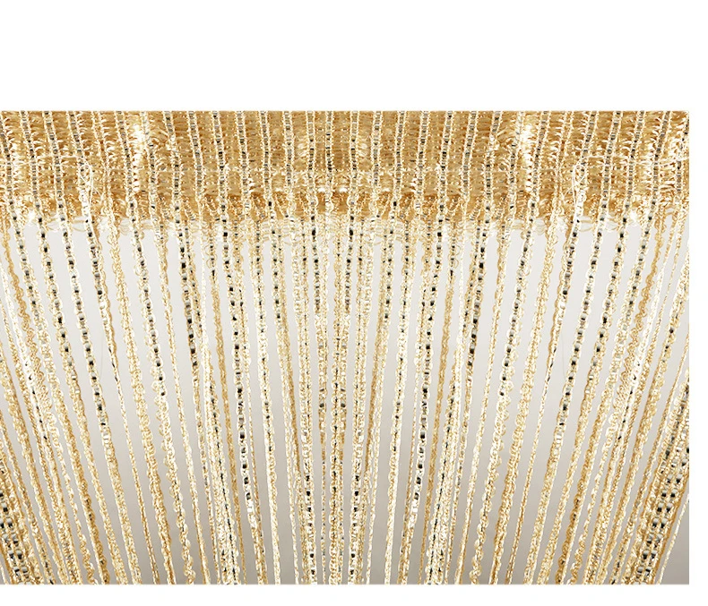 Черная Толстая линия 1 м * 2 S занавеска разделительная Серебряная Веревка с