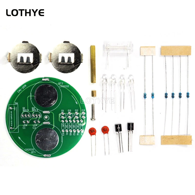 

DIY Electronic Kit LED Gyro DIY Fun Welding Kit Desktop Rotating Lantern Electronic Production Parts Welding Skills Practice