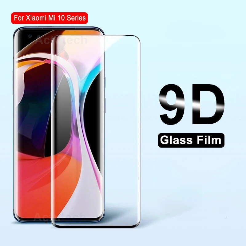 

Изогнутое закаленное стекло HD с полным покрытием для Xiaomi Mi 10 Pro 5G, Защитное стекло для экрана Xiaomi Mi10s, Ультрапрозрачная закаленная пленка