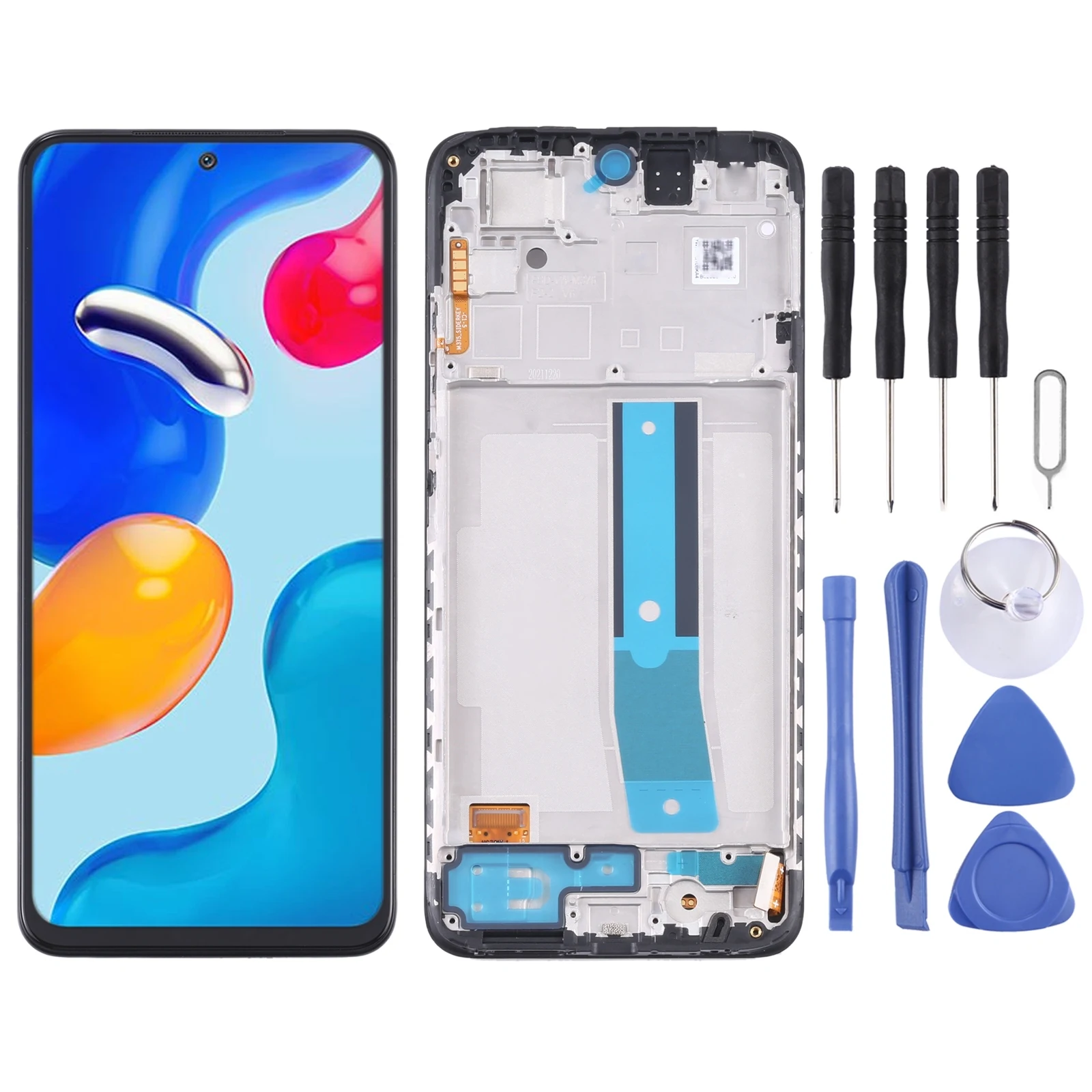 

Оригинальный ЖК-экран и дигитайзер в сборе с рамкой для Xiaomi Redmi Note 11S 4G