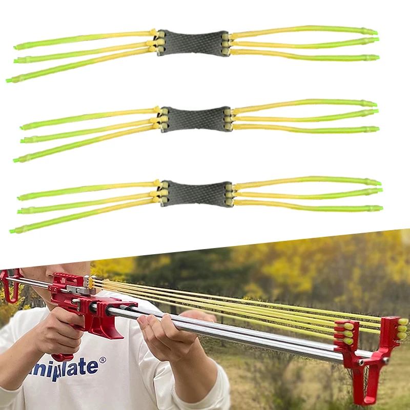 

3 шт. двойная Резиновая лента 4,5 мм аксессуары для шаров Модель 1632 встроенный 1745 подходящая мощность рогатки увеличивают 70% прочность стрельбы