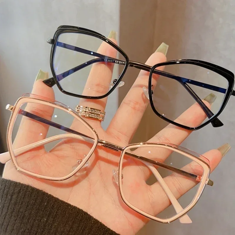 Новые женские очки кошачий глаз с защитой от синего света роскошные