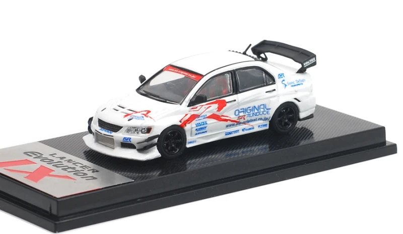 

CM Model 1:64 Lahua RV sports car model Lancer EVO IX 9th generation suitable for Mitsubishi