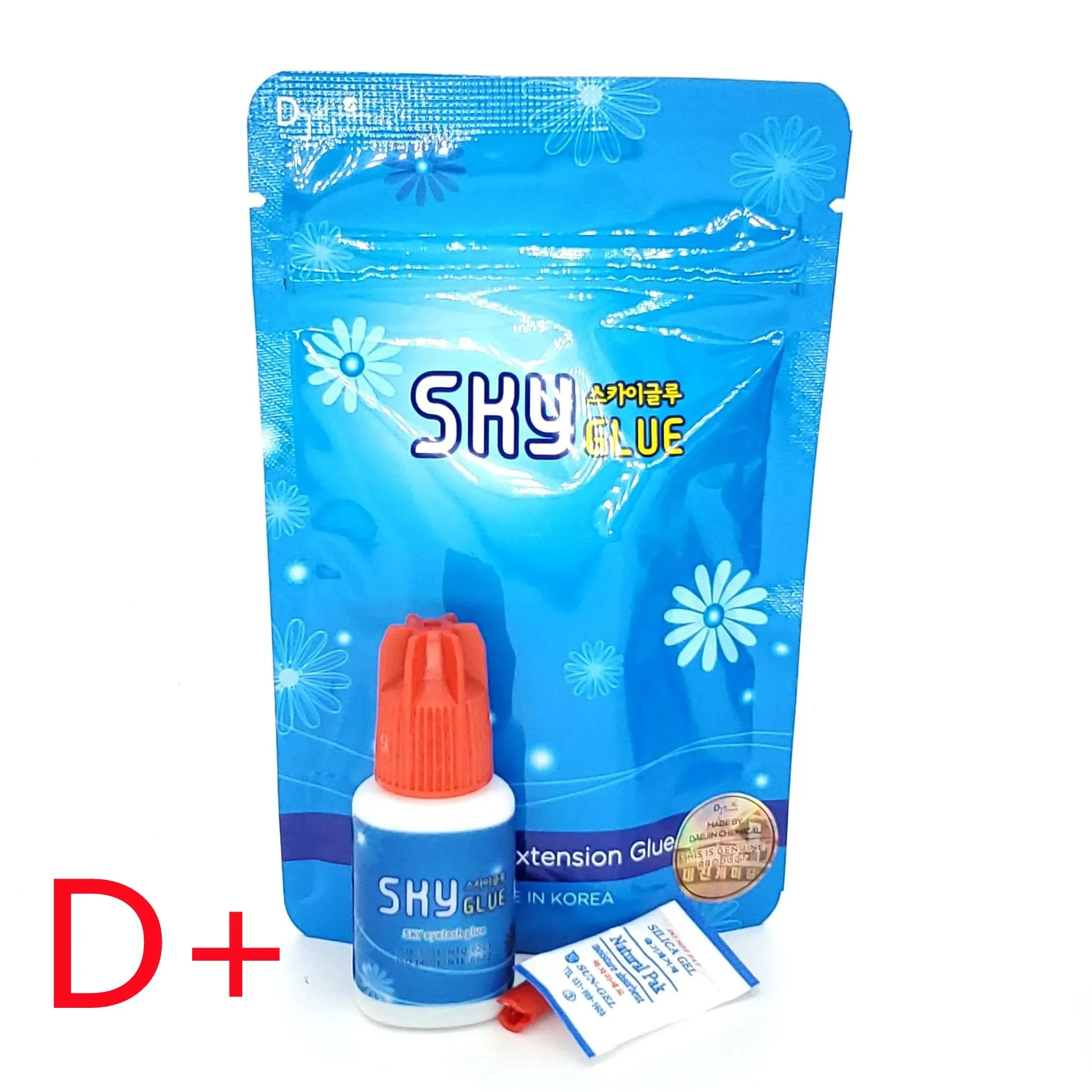 

5ml Korea Sky D+ Glue Eyelash Extension Graft Adhesive 2 Seconds Fast Drying Low Odor No Irritation 5-6 Weeks Long Lasting