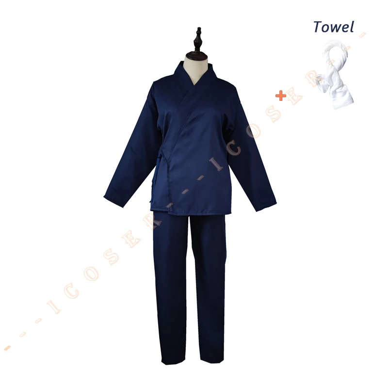 Костюм для косплея Gojo Wakana Униформа школьный синий парик Samue аниме Мой наряд