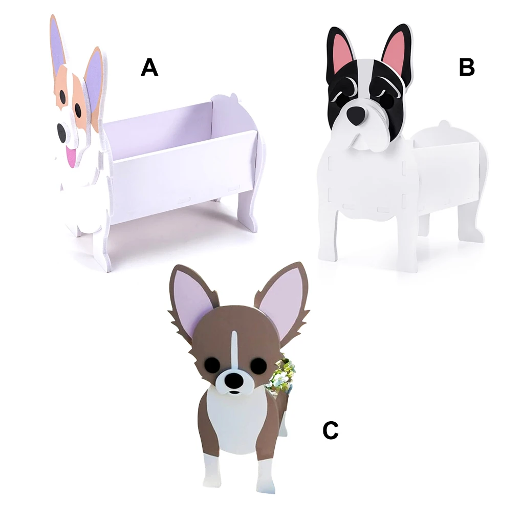 

Комнатный уличный деревянный цветочный горшок с животными, горшок для суккулентов, горшок для гостиной, спальни, цветочный горшок, украшени...