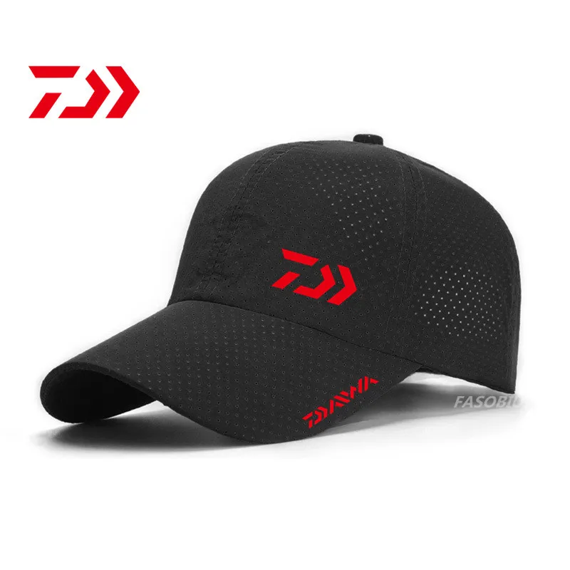 

Рыболовная Кепка Daiwa, солнцезащитный козырек, мужская спортивная бейсболка для улицы, головной убор для пары, рыболовная шляпа, летняя дышащ...