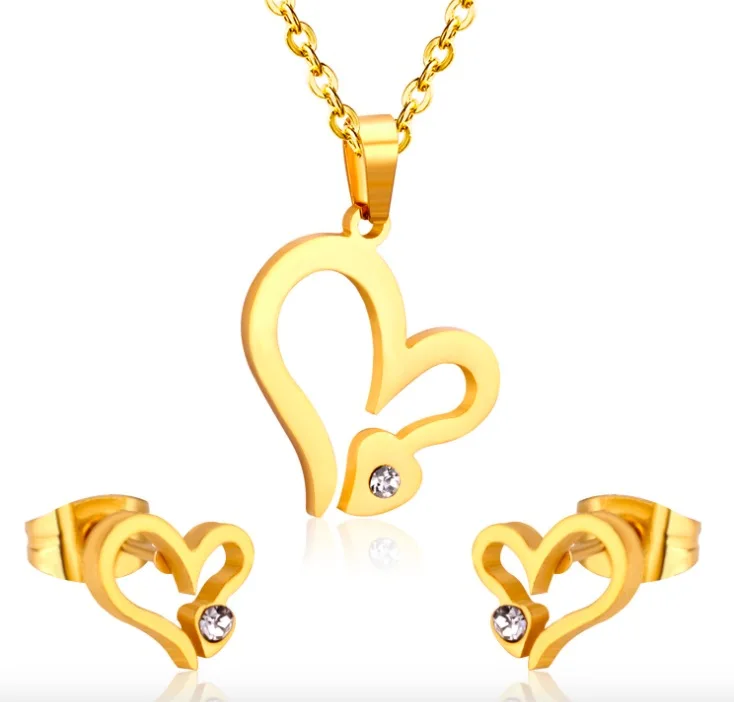 

TS2 Roman Style Ring Earrings Bracelet Necklace Set Luxury Brand Jewelry Ladies Gifts