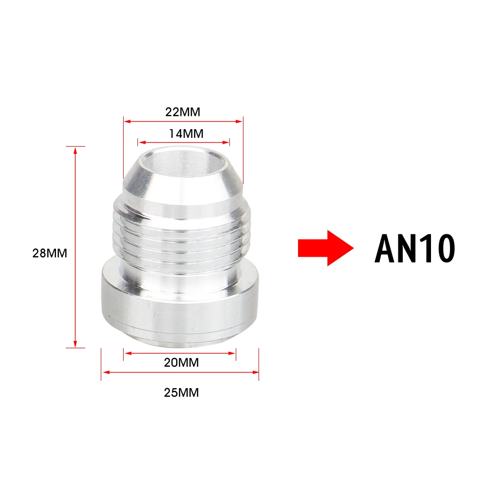 

Высококачественный алюминий AN4, AN6, AN8, AN10, AN12, AN16, AN20 прямой Штекерный сварной штуцер, крепежный болт, гайка, штуцер для шланга, серебристый