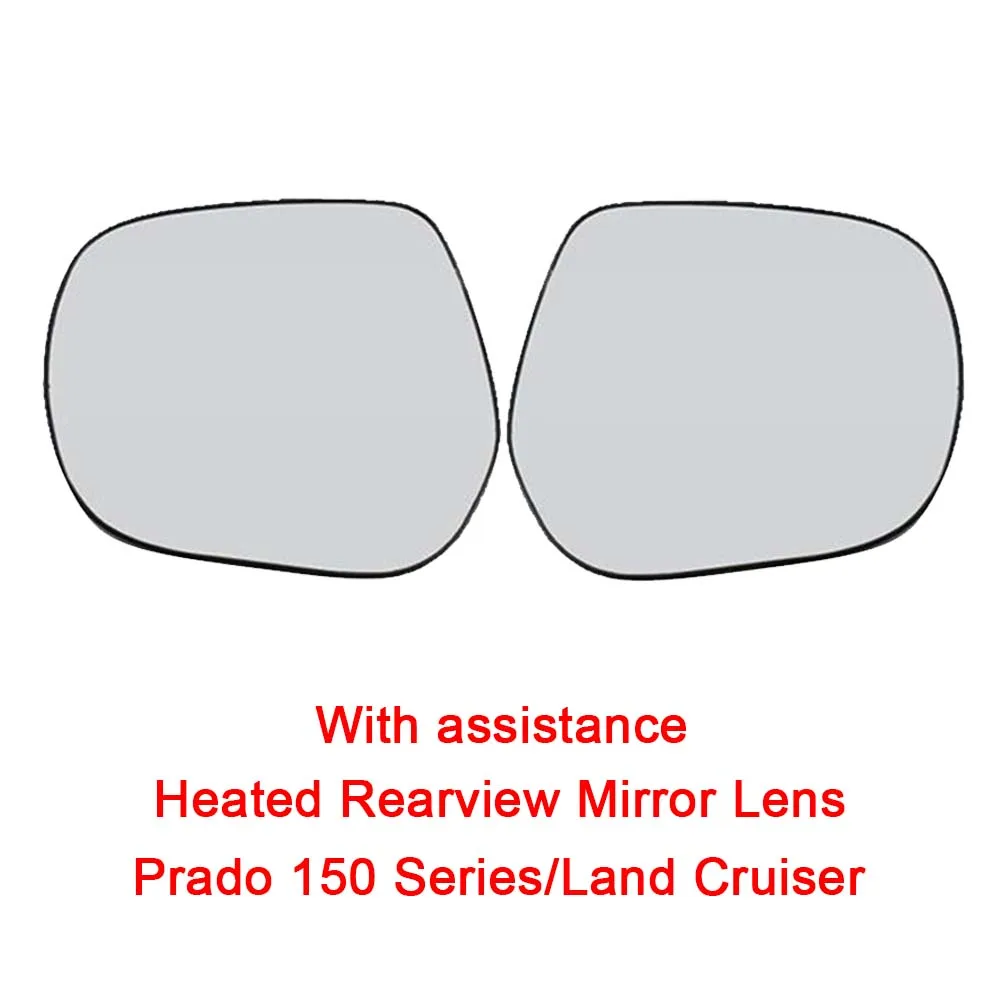 Фото Широкоугольное зеркало заднего вида с подогревом для Toyota Land Cruiser Prado FJ150 150 Series 2009-2020, аксессуары для автомобиля №3