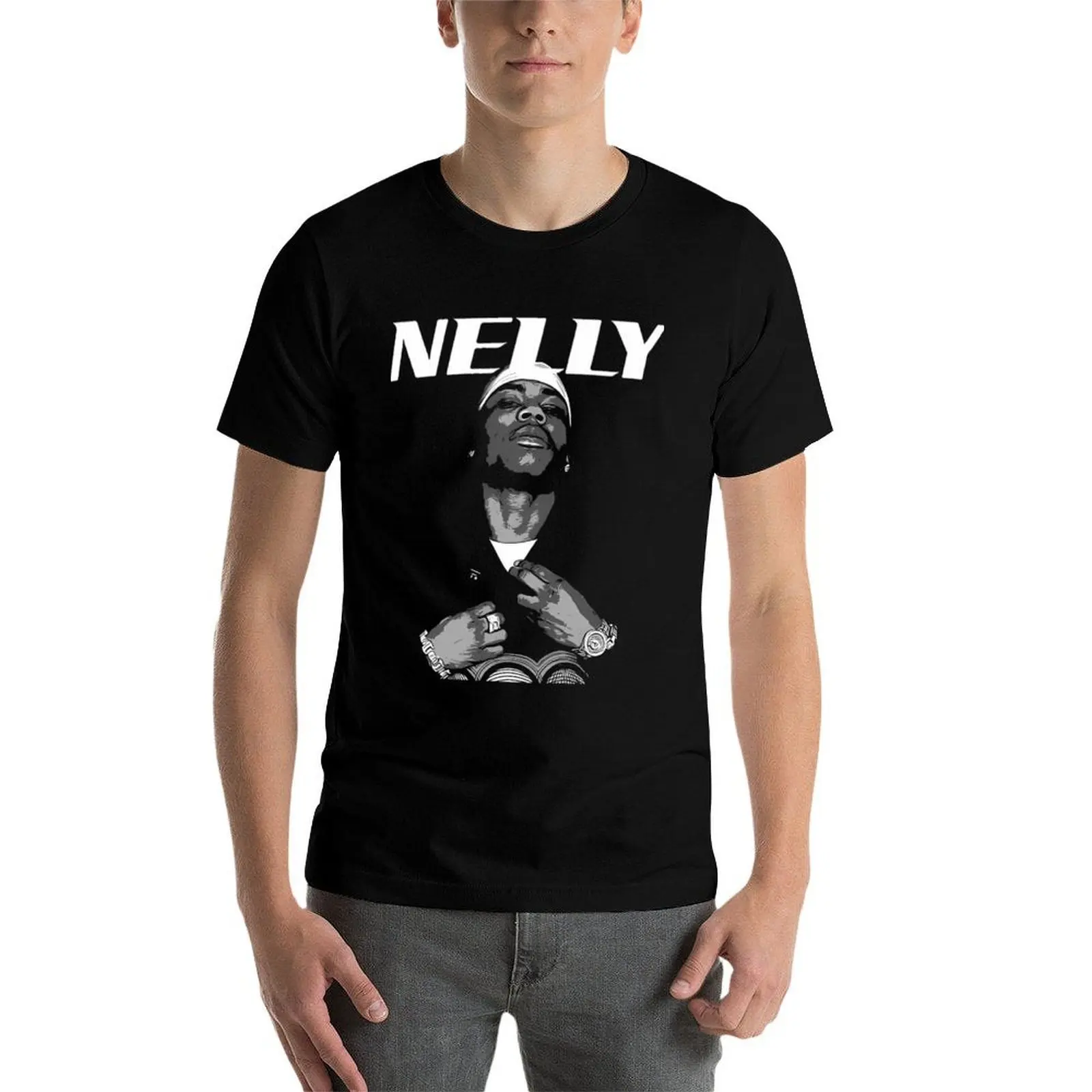 Фото Футболка Nelly с винтажным принтом и круглым вырезом №3